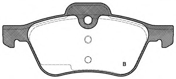 set placute frana,frana disc 2
