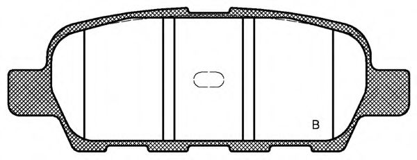 set placute frana,frana disc 2