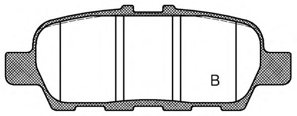 set placute frana,frana disc 2