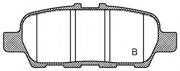 set placute frana,frana disc 2