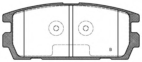 set placute frana,frana disc 2