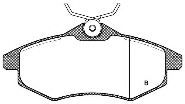 set placute frana,frana disc 2