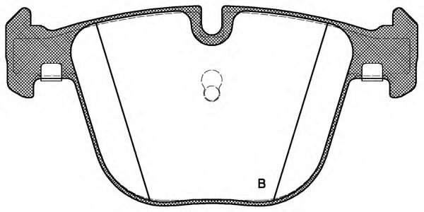 set placute frana,frana disc 2