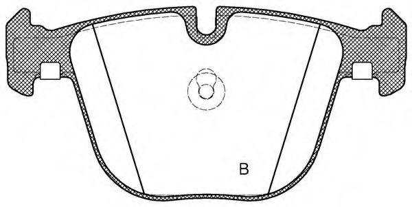 set placute frana,frana disc 2