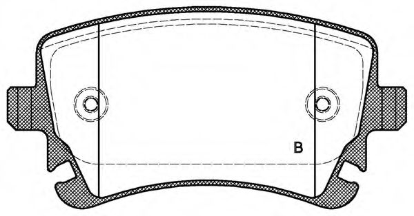 set placute frana,frana disc 2