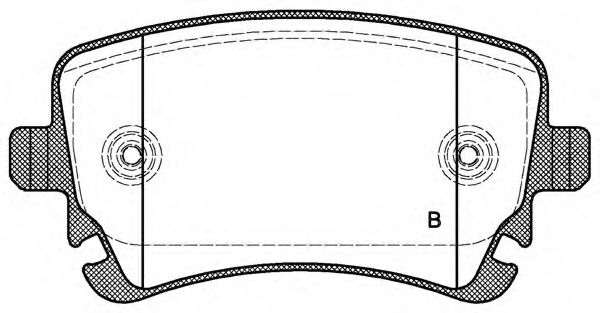 set placute frana,frana disc 2