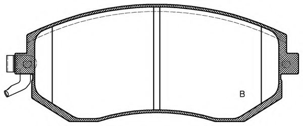 set placute frana,frana disc 2
