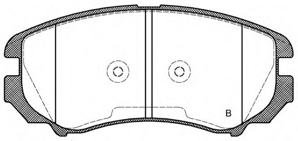 set placute frana,frana disc 2