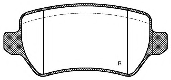 set placute frana,frana disc 2