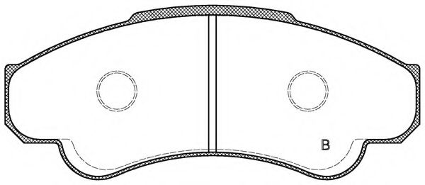 set placute frana,frana disc 2