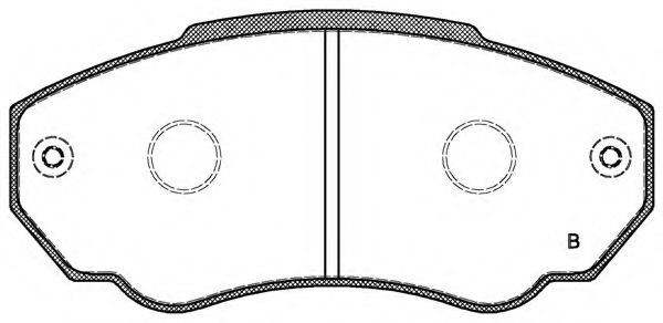 set placute frana,frana disc 2