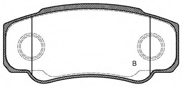 set placute frana,frana disc 2