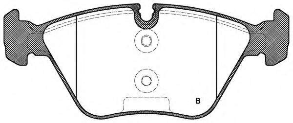 set placute frana,frana disc 2