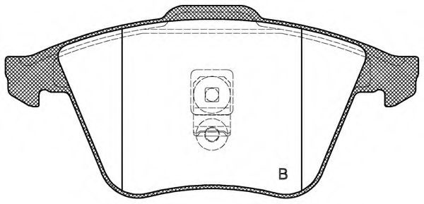 set placute frana,frana disc 2
