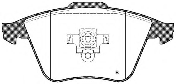 set placute frana,frana disc 2