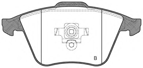 set placute frana,frana disc 2
