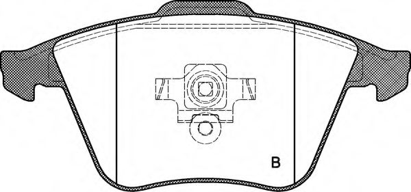 set placute frana,frana disc 2