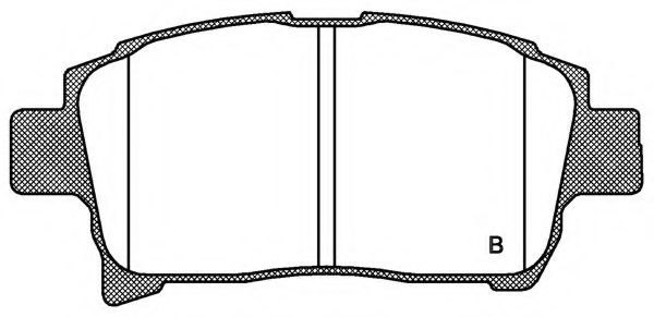 set placute frana,frana disc 2