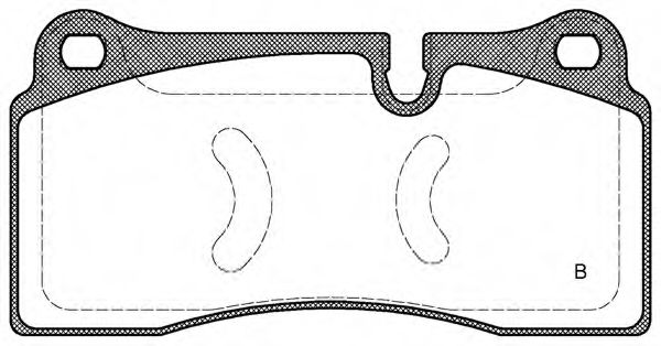 set placute frana,frana disc 2