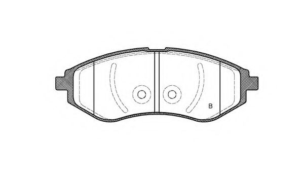set placute frana,frana disc 2