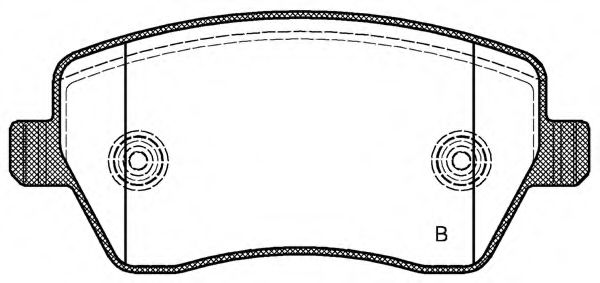 set placute frana,frana disc 2