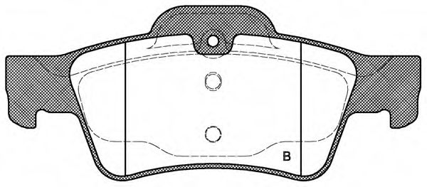 set placute frana,frana disc 2