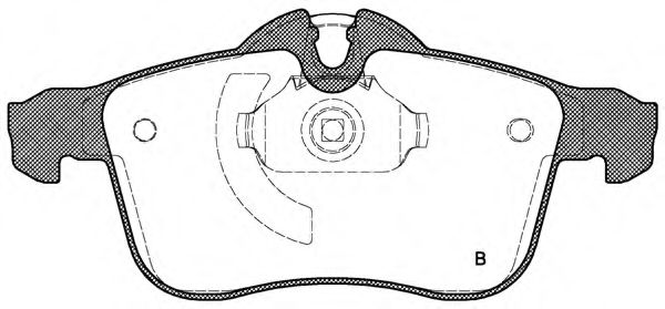 set placute frana,frana disc 2
