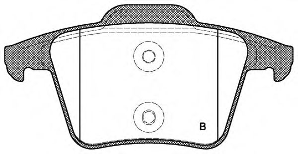 set placute frana,frana disc 2