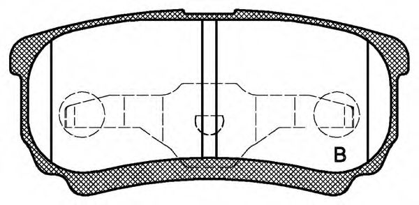 set placute frana,frana disc 2