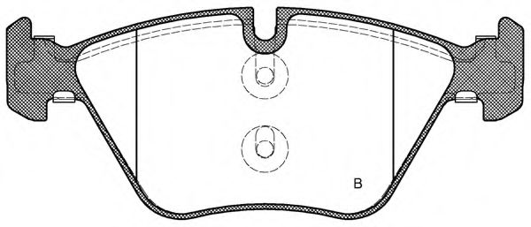 set placute frana,frana disc 2