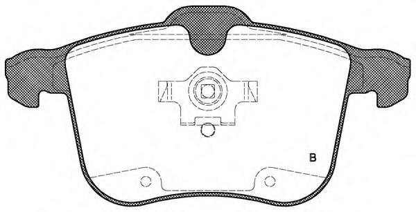 set placute frana,frana disc 2