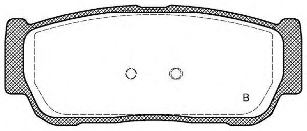 set placute frana,frana disc 2