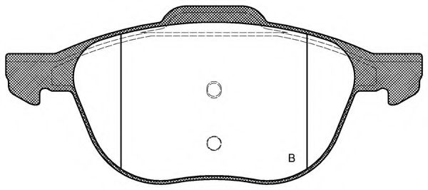 set placute frana,frana disc 2
