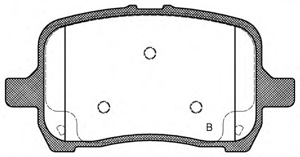set placute frana,frana disc 2