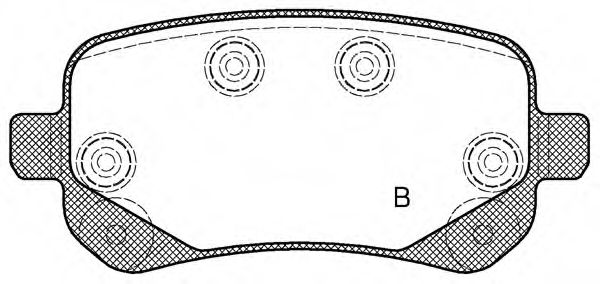 set placute frana,frana disc 2