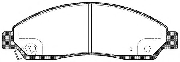 set placute frana,frana disc 2