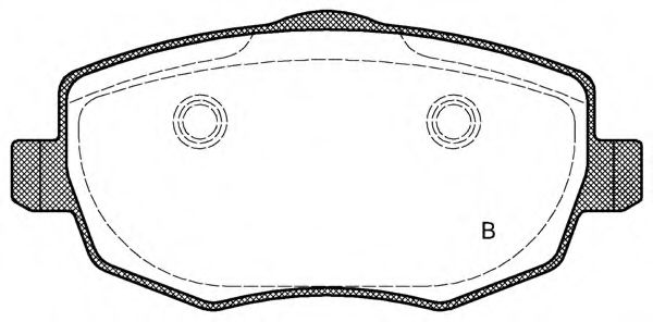 set placute frana,frana disc 2
