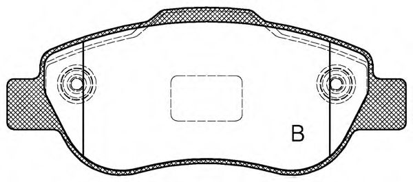 set placute frana,frana disc 2