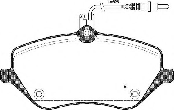 set placute frana,frana disc 2