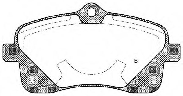 set placute frana,frana disc 2