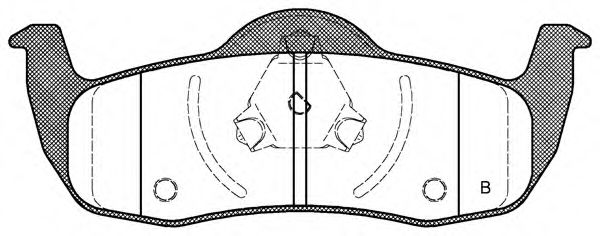 set placute frana,frana disc 2