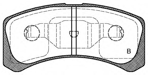 set placute frana,frana disc 2