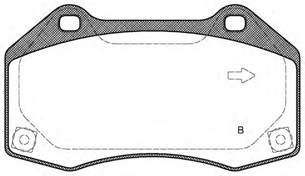 set placute frana,frana disc 2