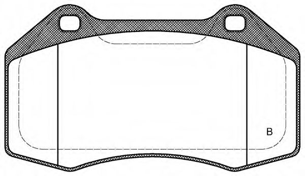set placute frana,frana disc 2
