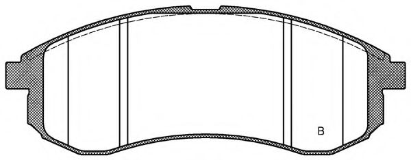 set placute frana,frana disc 2