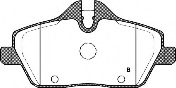 set placute frana,frana disc 2
