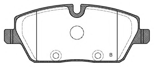 set placute frana,frana disc 2