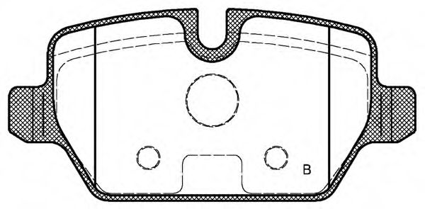 set placute frana,frana disc 2