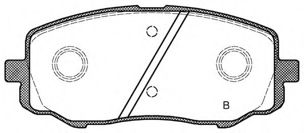 set placute frana,frana disc 2