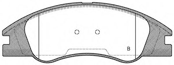 set placute frana,frana disc 2